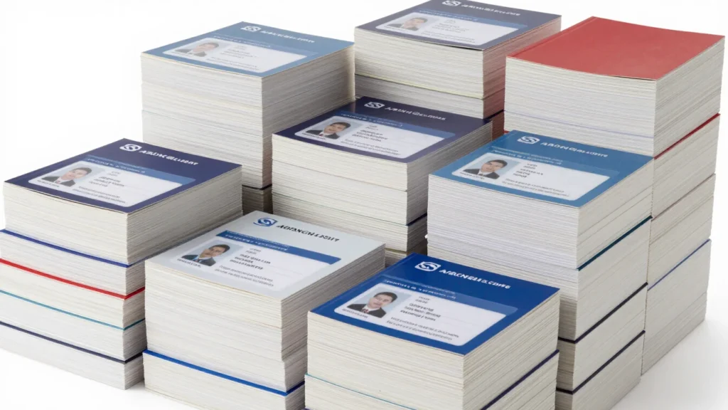 Printed cards for business and promotional use